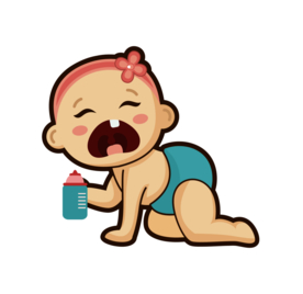 可爱卡通手绘宝宝png