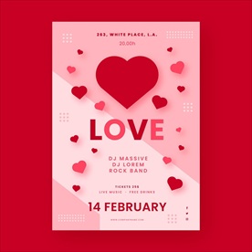 情人节海报