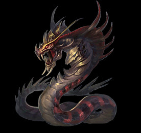 中国风金色龙元素