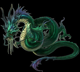 中国风金色龙元素