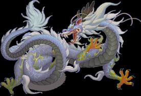 中国风金色龙元素