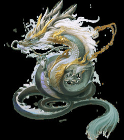 中国风金色龙元素