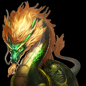 中国风金色龙元素