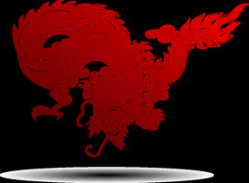 中国风金色龙元素