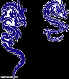 中国风金色龙元素