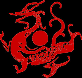 中国风金色龙元素