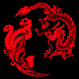 中国风金色龙元素