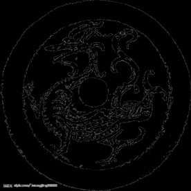 中国风金色龙元素