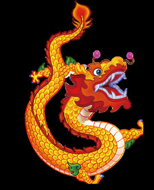 中国风金色龙元素