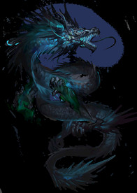 中国风金色龙元素