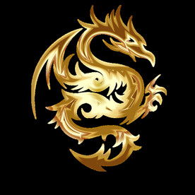 中国风金色龙元素