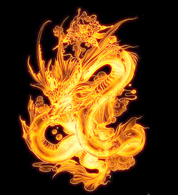 中国风金色龙元素