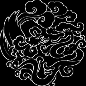 中国风金色龙元素