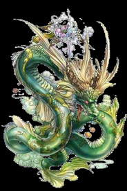 中国风金色龙元素