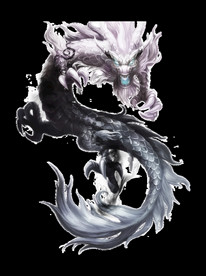 中国风金色龙元素