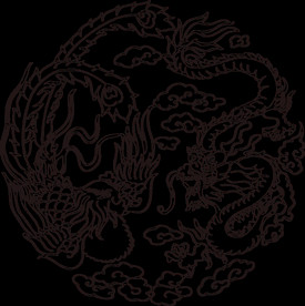 中国风金色龙元素