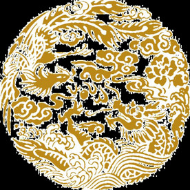中国风金色龙元素