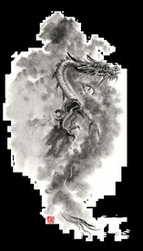 中国风金色龙元素