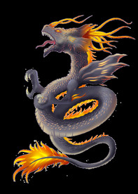 中国风金色龙元素