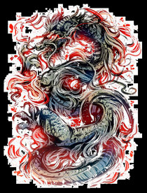 中国风金色龙元素