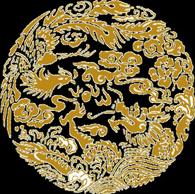 中国风金色龙元素