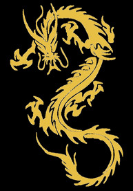 中国风金色龙元素