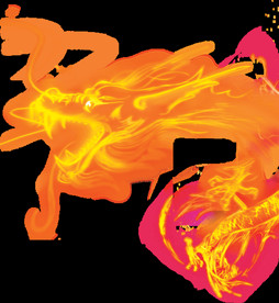 中国风金色龙元素