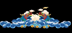 中国风金色龙元素