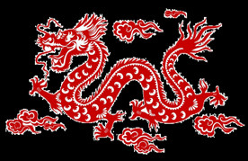 中国风金色龙元素