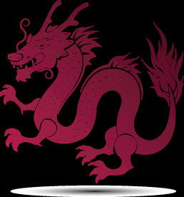 中国风金色龙元素