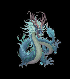 中国风金色龙元素