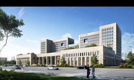 办公楼厂房工业园区园区效果图