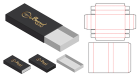 简易抽拉式纸盒包装