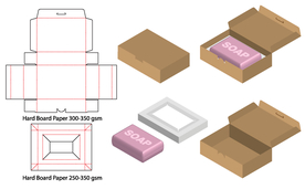 内衬底托产品包装盒