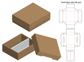 双槽天地盖纸盒包装
