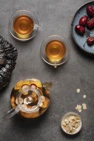 红茶养生茶饮背景海报素材图片