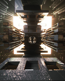 C4D 模型 飞船基地太空舱