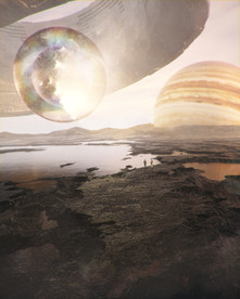 C4D 模型 地表山脉外星星球