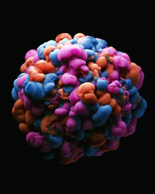 C4D 模型 棉花棉线球体