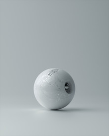 C4D 模型 机械电路抽象球体