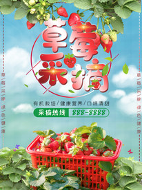 生鲜果蔬草莓采摘水果绿色健康