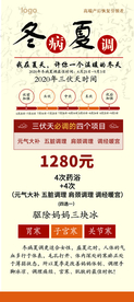 母婴宝宝店产后恢复项目冬病夏调
