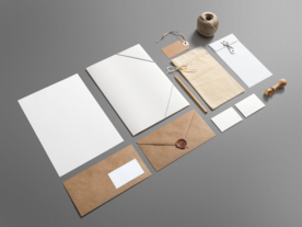 品牌形象样机PSD模板智能贴图