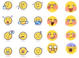 搞怪愤怒俏皮哭泣惊恐表情包