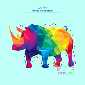 矢量图图形下载背景火烈鸟马鹿