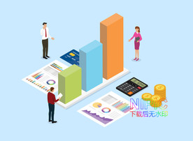 美元财务图形手机eps背景D