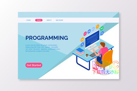 UI界面JS下载扁平矢量模版