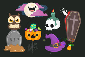 文件模版图标图片魔鬼帽子枯树