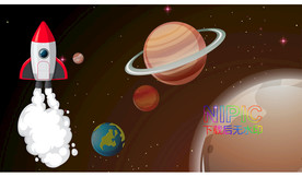 背景图文件模版下载宇宙飞船