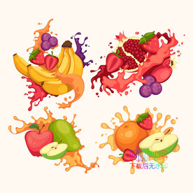 图形液体背景流动桔子背景图